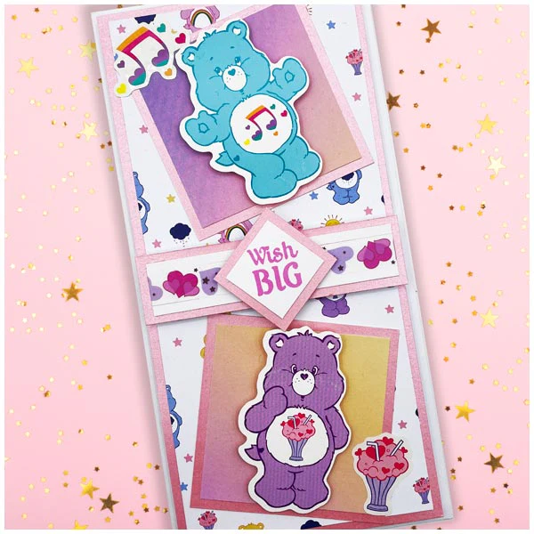 Care Bears Die and A5 Stamp Set Positive Vibes | Rainbows & Clouds - Image 4