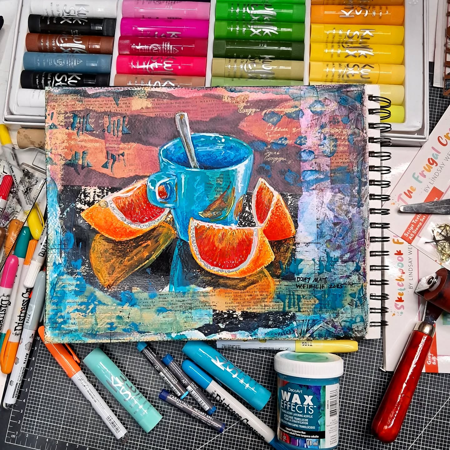 Frugal Crafter 6''x 9'' Travel Universal Template | Palette of Possibilities - Image 2