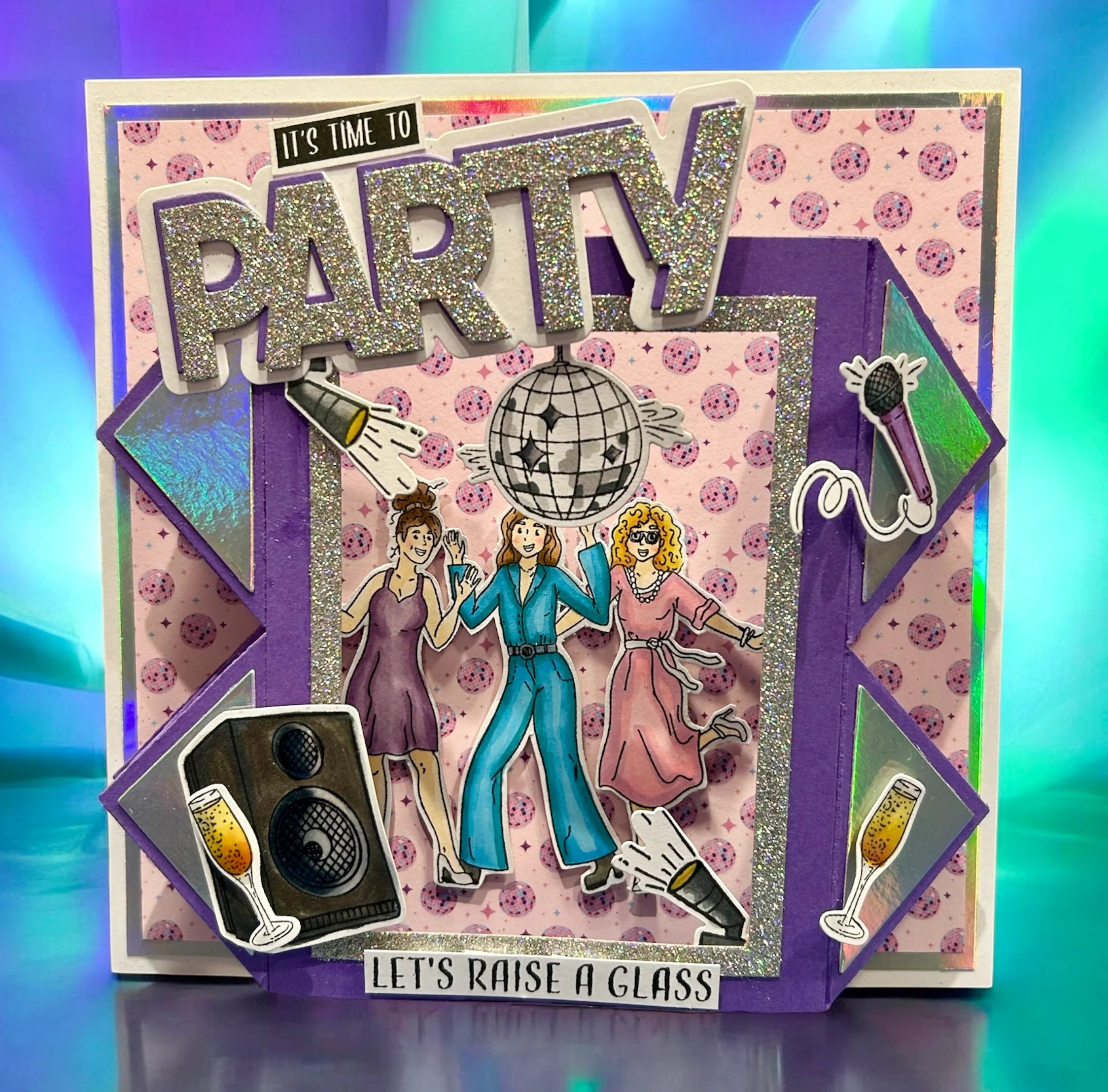 Made to Surprise 8'' x 8'' Paper Pack Let The Good Times Roll  | Let The Good Times Roll - Image 4
