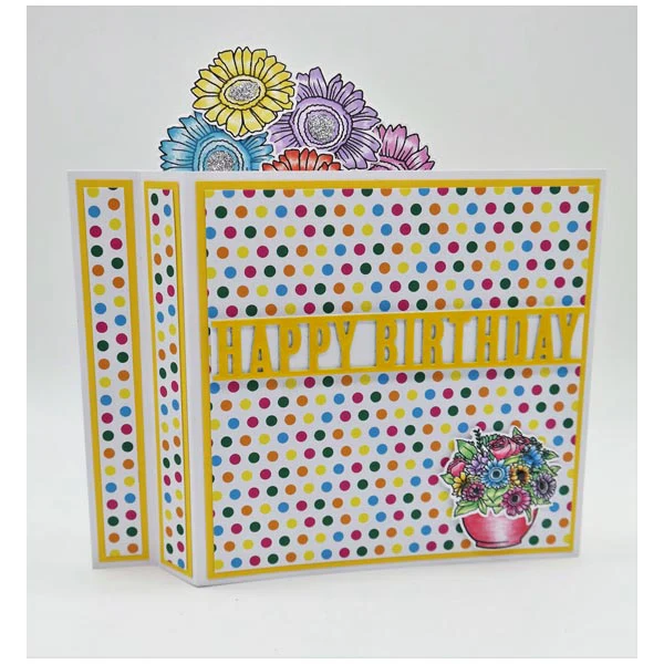 Made To Surprise A5 Clear Stamp Set Funky Flowers by Sam Calcott | Set of 15 - Image 6