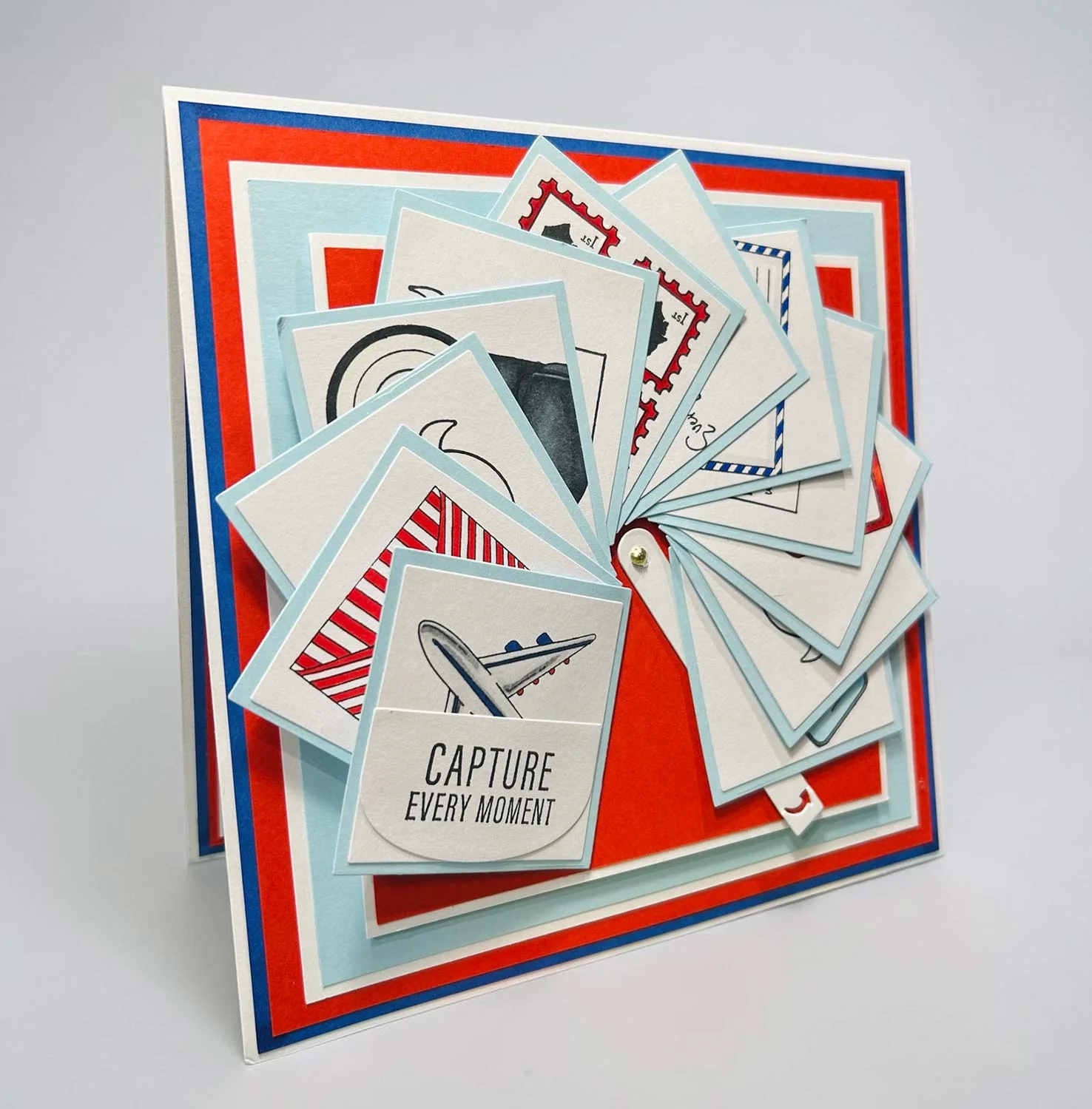 Made to Surprise A5 Stamp and Die Set Memorable Moments | Circular Waterfold - Image 2
