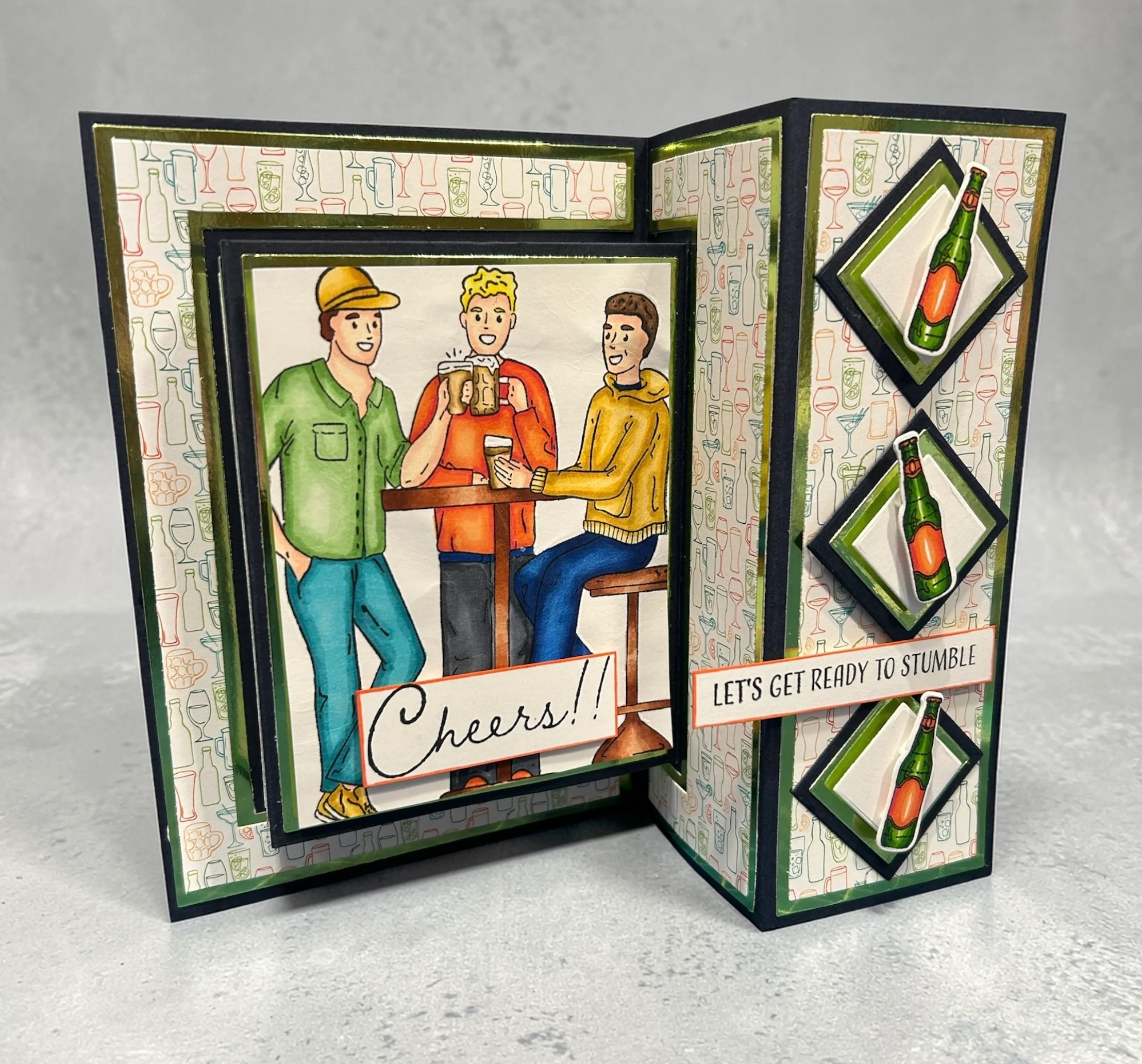 Made to Surprise A5 Stamp Just The Guys | Let The Good Times Roll - Image 3