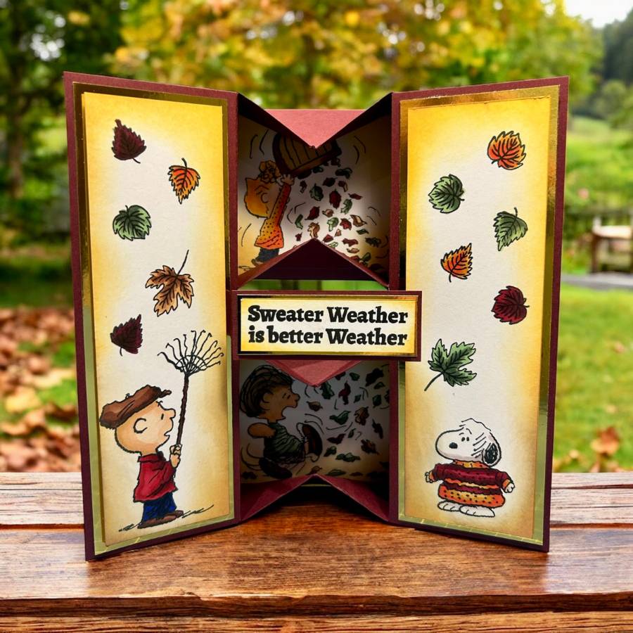 Peanuts 8 x 8 Paper Pack Fall Is Here | Chill Out & Be Thankful - Image 5