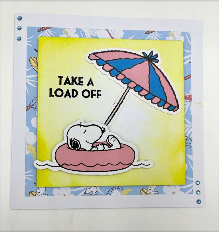 Peanuts 8 x 8 Paper Pack High Tides & Good Vibes | J'adore La Plage - Image 3