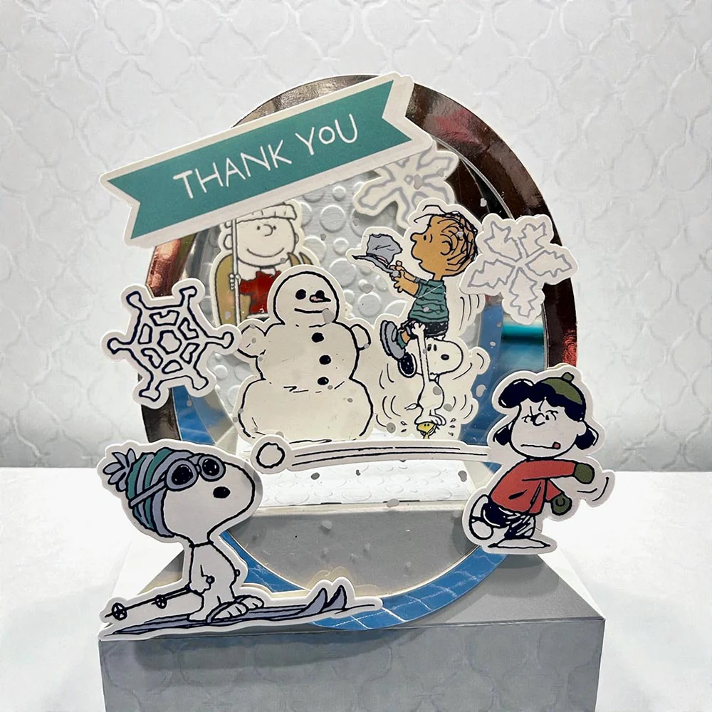 Peanuts Die and A5 Stamp Set Winter Break | Winter Break - Image 3
