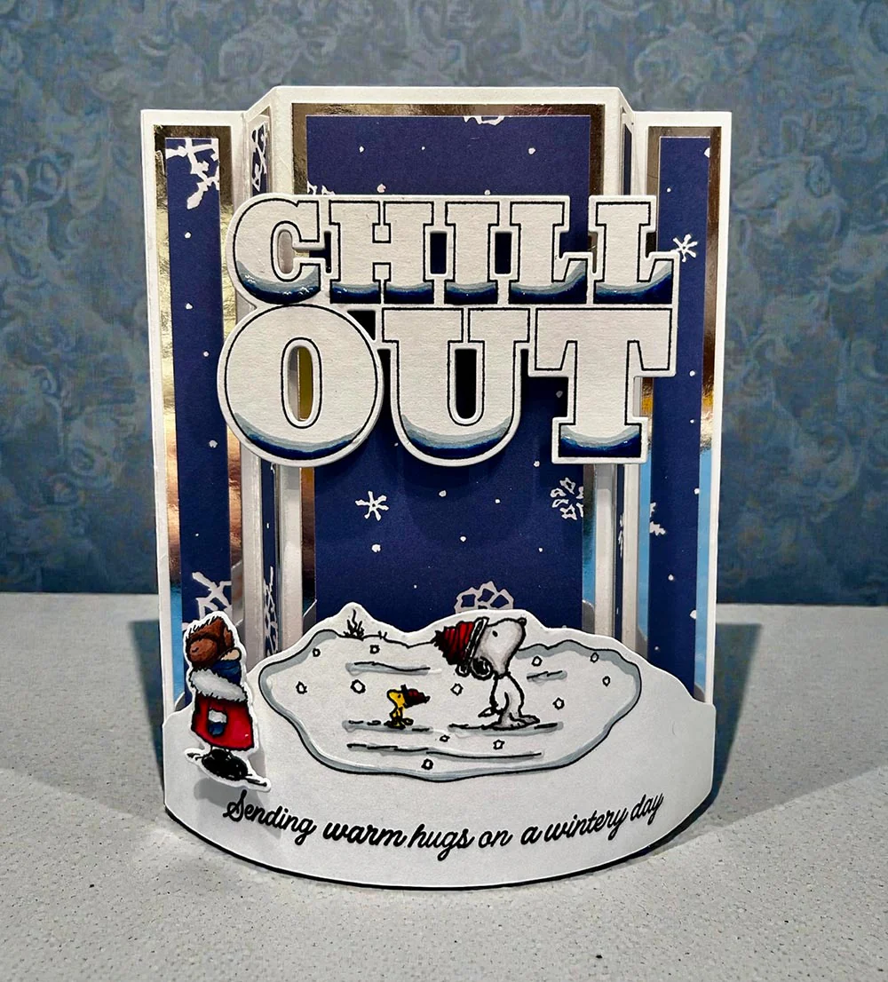 Peanuts Die and A6 Stamp Set Chill Out | Winter Break - Image 2