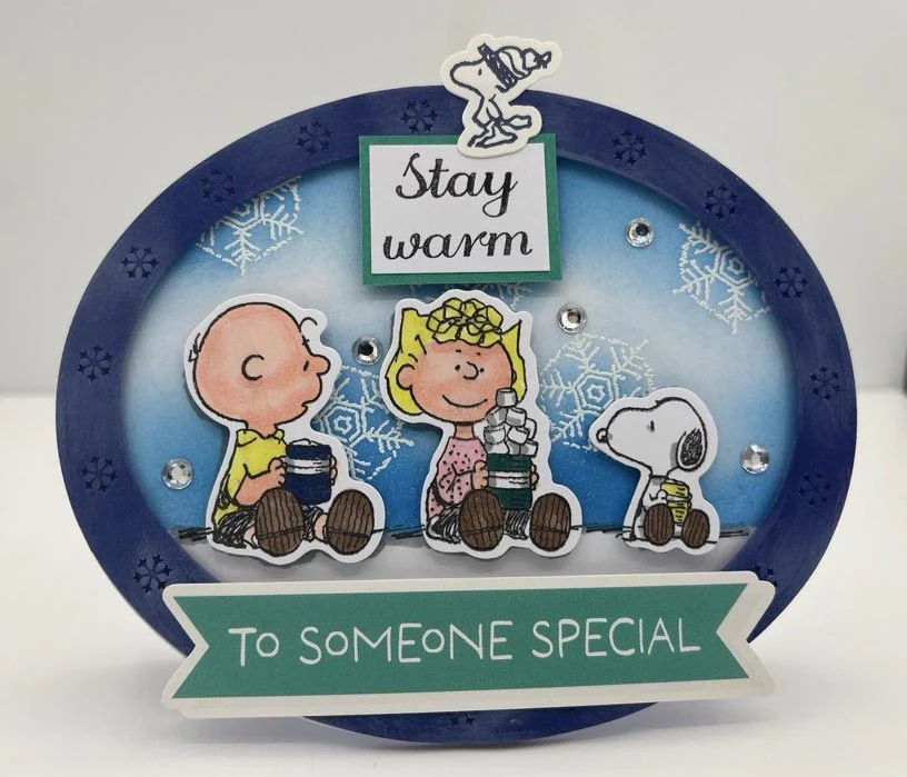 Peanuts Die and A6 Stamp Set Stay Cozy | Winter Break - Image 2