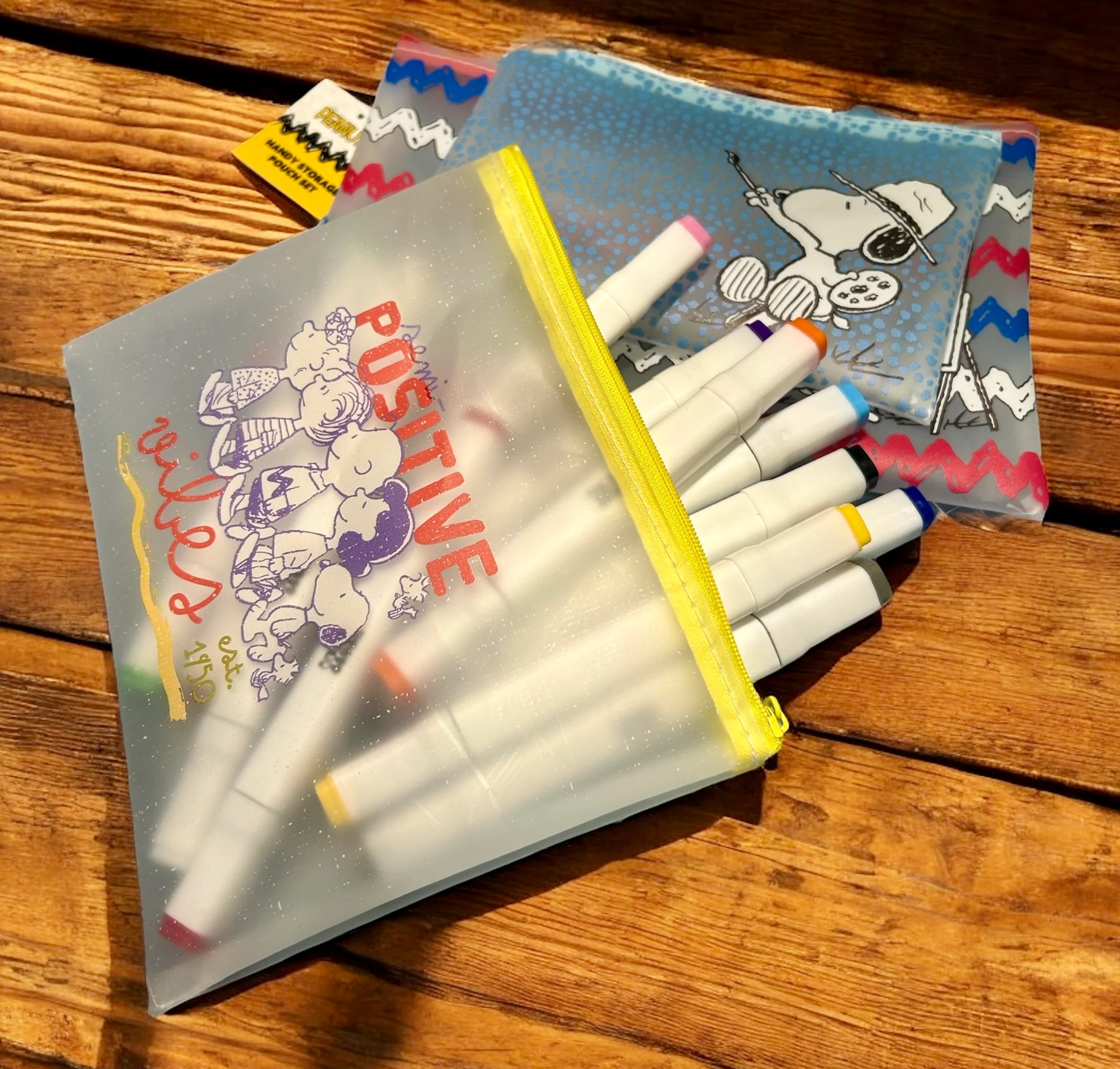Peanuts Handy Storage Pouch Set - Image 4
