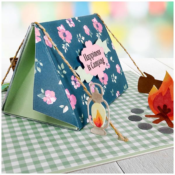 Simply Made Crafts A5 Stamp Set Camping Fun & Sentiments Set of 29 A Very British Summer Collection - Image 3